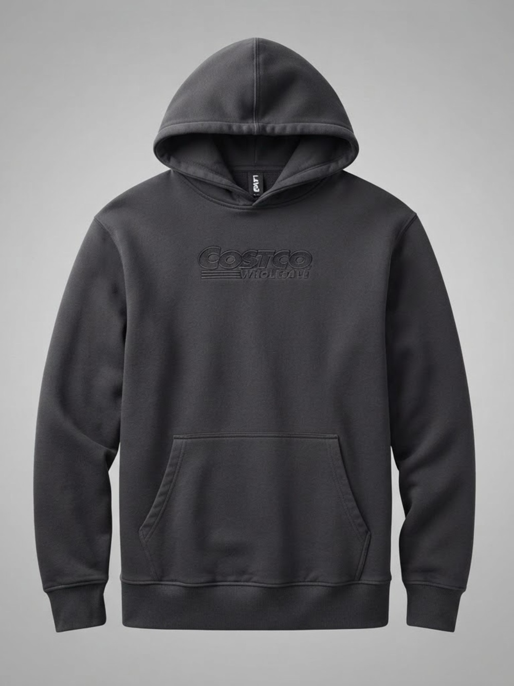 Kirkland Signature Costco Wholesale Logo Hoodie Black Men's S Ladies' M